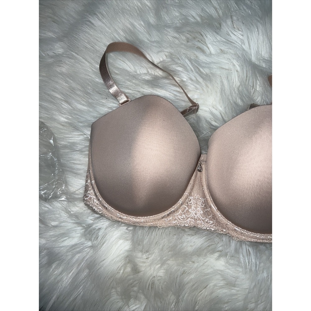Torrid Sexy Straps Multi-Way Strapless Lace Bra Beige Nude 36DDD New - Picture 3 of 7